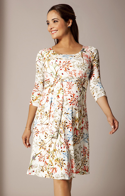 Robe de Grossesse et d'Allaitement Naomi Aquarelle Pastorale by Tiffany Rose